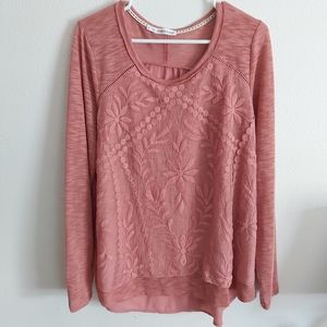 Maurices, long sleeve, lace top - Plus size 2
